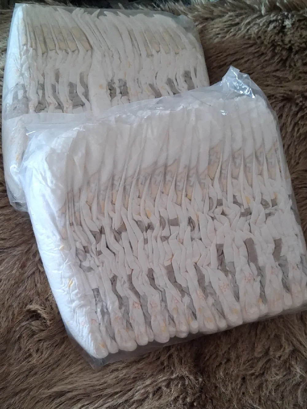 Pack of White Disposable Baby Diapers Size 4